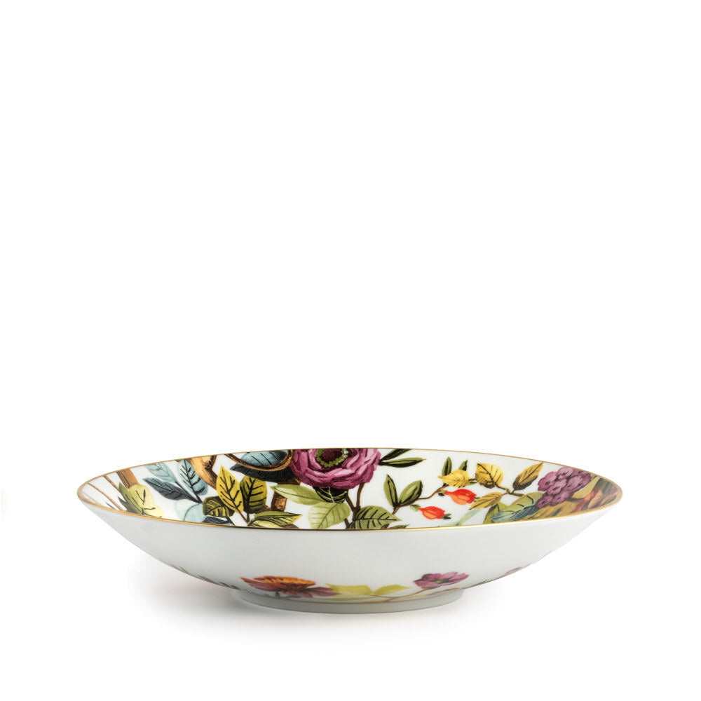 Piatto Fondo Exotic Jungle White 23 cm – Simone Guidarelli