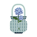 Special Moment Vesta ortensia in plexiglass su cartoncino vasetto: gratitudine e bellezza che sboccia.

