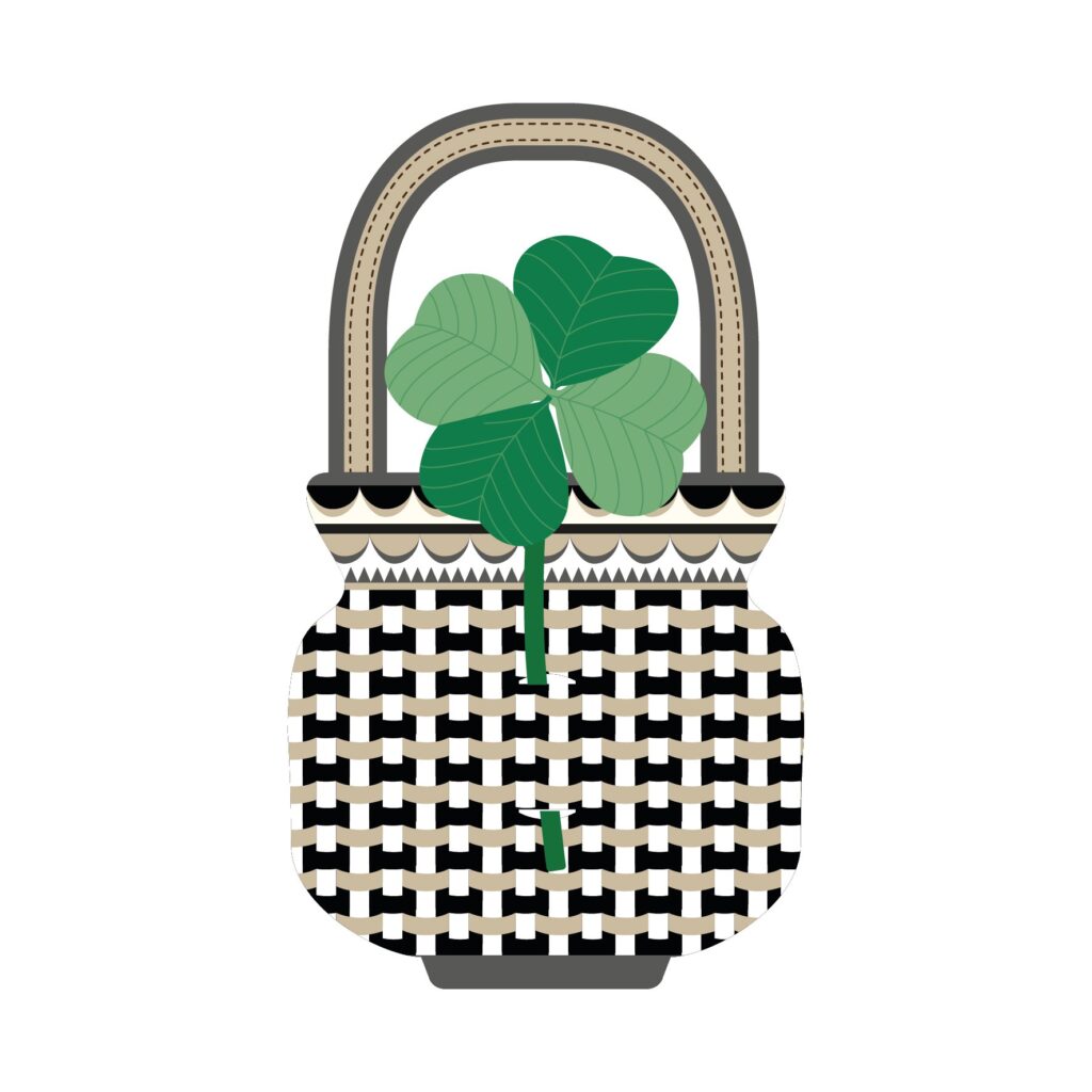 Special Moment Vesta quadrifoglio in plexiglass su cartoncino vasetto: fortuna rara da donare.
