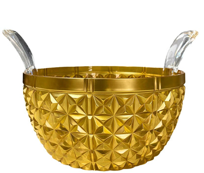 CHURCHILL Salad Bowl, Mario Luca Giusti, GOLD color, diameter 25.5 cm