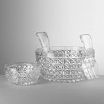 Insalatiera Churchill e coppetta Elena in cristallo acrilico trasparente  Mario Luca Giusti, eleganti e infrangibili, ideali per tavole raffinate e outdoor di lusso