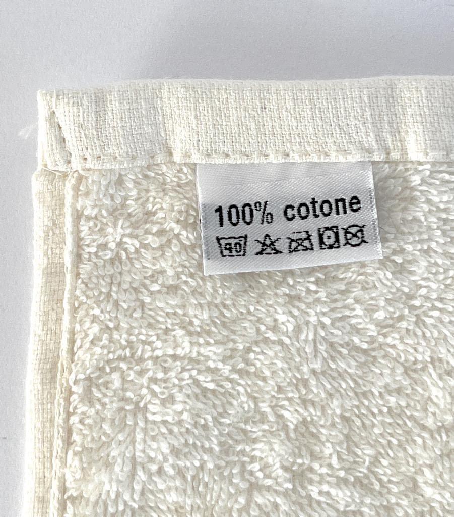 Bathroom Towels 35x35 CM, Bath Face and Bidet Towels, 100% Cotton, Made in Italy