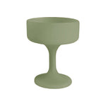 Bicchiere Porter Green MECC  in silicone alimentare infrangibile e colorato colore olive