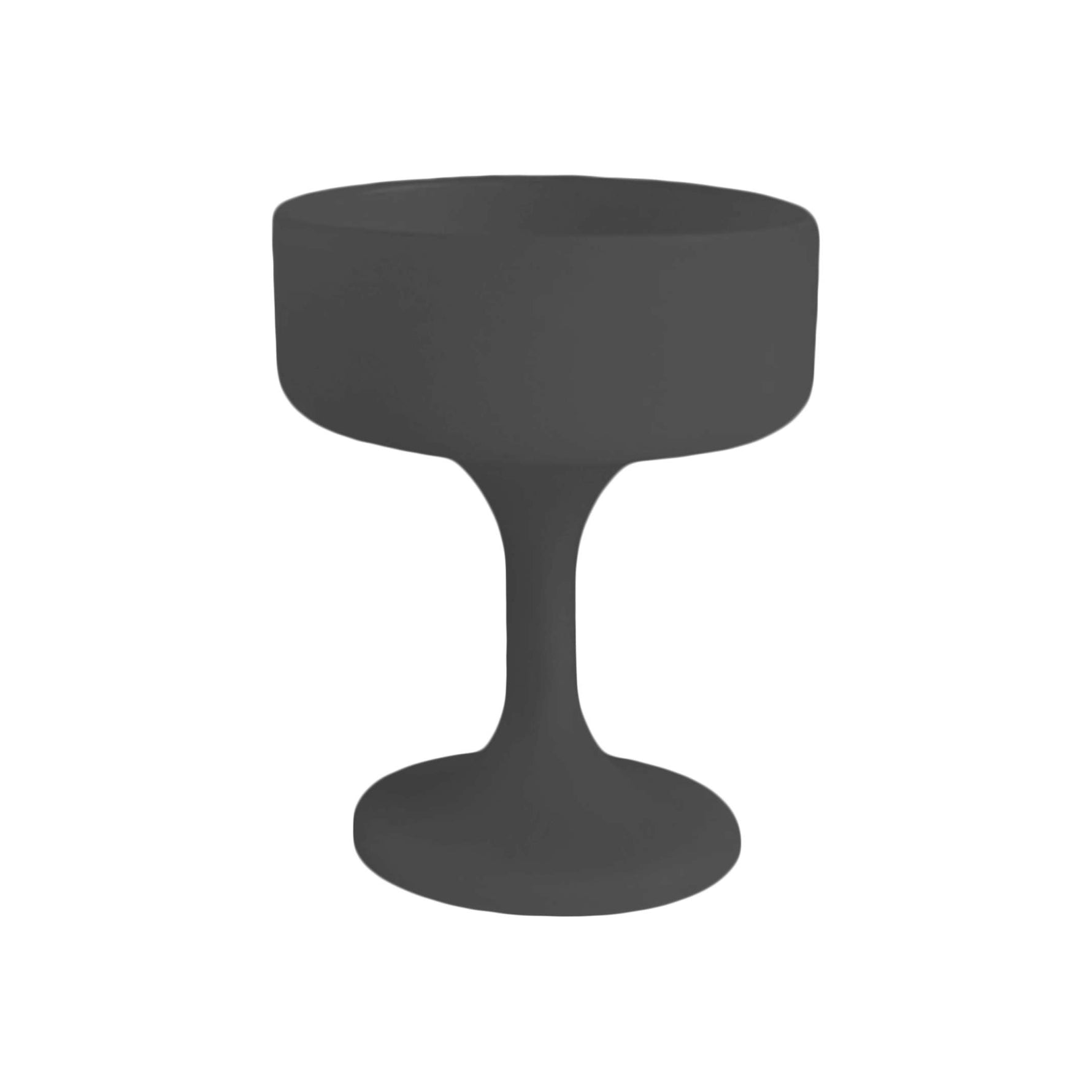 Bicchiere Porter Green MECC  in silicone alimentare infrangibile e colorato colore smoke