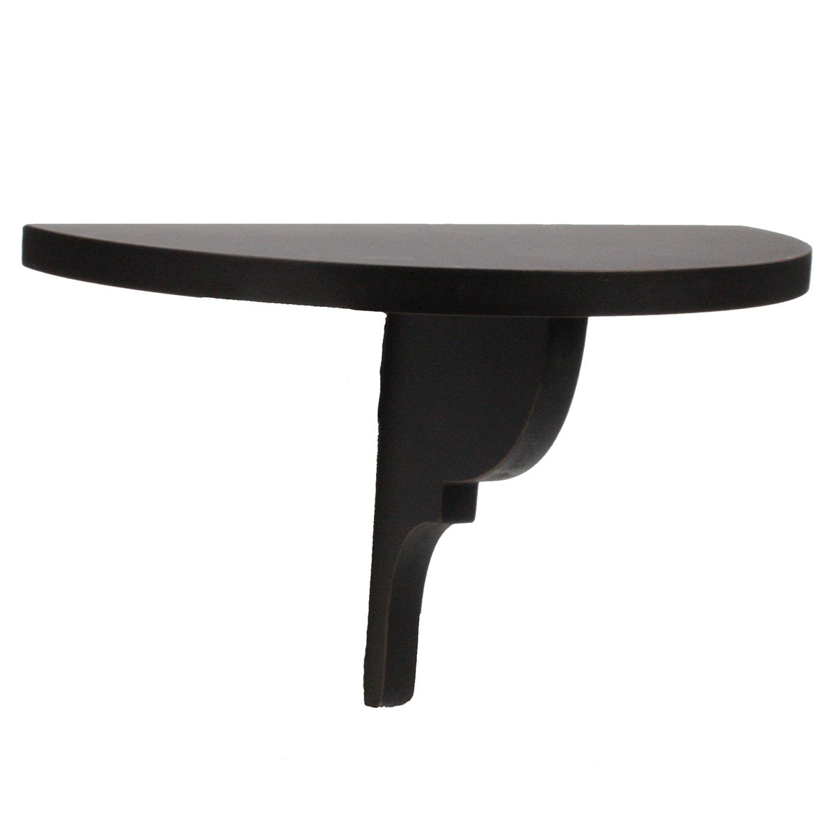 Mensola a Parete in Legno Meander – Nera 30 cm