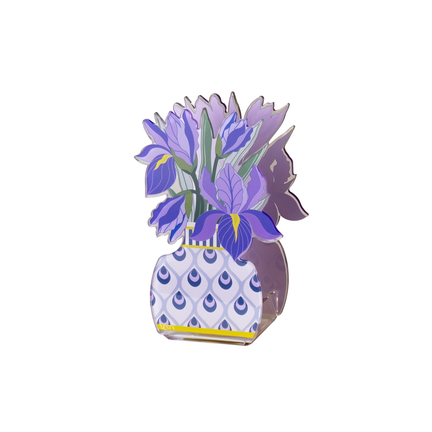 mini profumatore iris vesta home dettaglio prodotto cristallo acrilico floreale