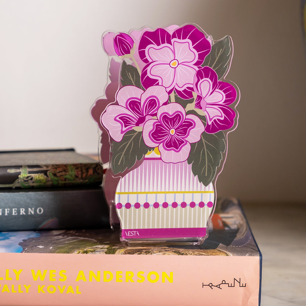 mini profumatore primula vesta home con fiori rosa su libro decorazione elegante