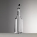 Bottiglia "Bona Olio" trasparente in acrilico di Mario Luca Giusti per olio