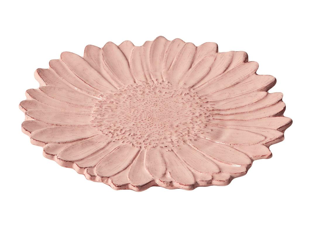 Piattino Margherita Romantica in ceramica artigianale toscana, fatto a mano, 21 cm - MARIKA DE PAOLA - HOME DECOR