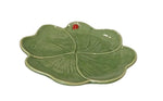 Piatto ceramica Quadrifoglio verde Virginia Casa Ø23 cm con coccinella