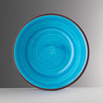 Piatto frutta/dessert Saint Tropez turchese in melamina Mario Luca Giusti