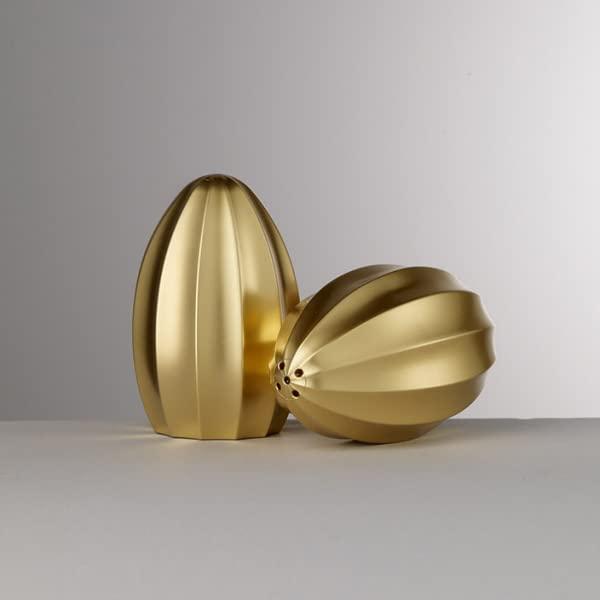 Set sale e pepe Bonnie & Clyde oro in acrilico – Mario Luca Giusti