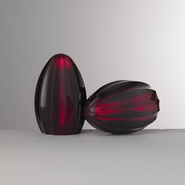 Set sale e pepe Bonnie & Clyde rosso ruby in acrilico – Mario Luca Giusti