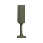 Bicchiere Porter Green SEFF in silicone alimentare infrangibile e colorato colore sage