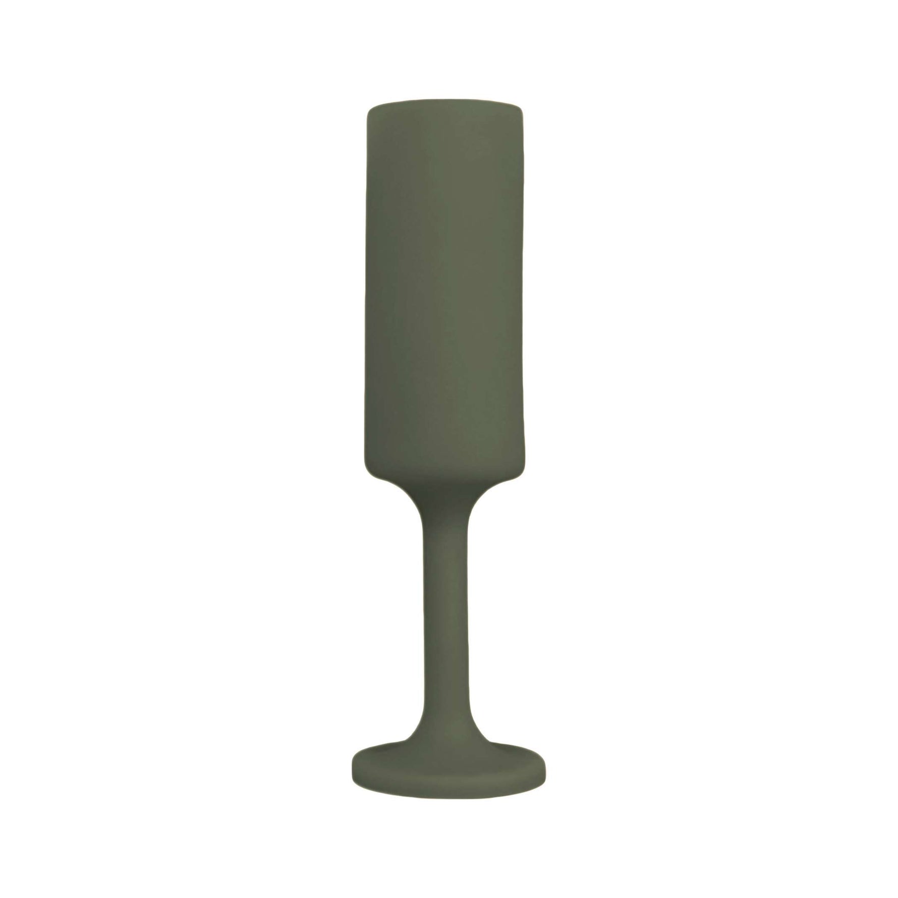 Bicchiere Porter Green SEFF in silicone alimentare infrangibile e colorato colore sage