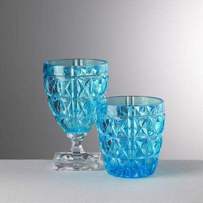 Set 6 bicchieri Acqua Modello Stella Mario Luca Giusti in Acrilico Synthetic Crystal, Colore: TURCHESE - MARIKA DE PAOLA - HOME DECOR