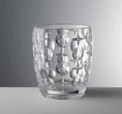 SUPERSTAR CLEAR model tumbler glass in Synthetic Crystal Mario Luca Giusti collection