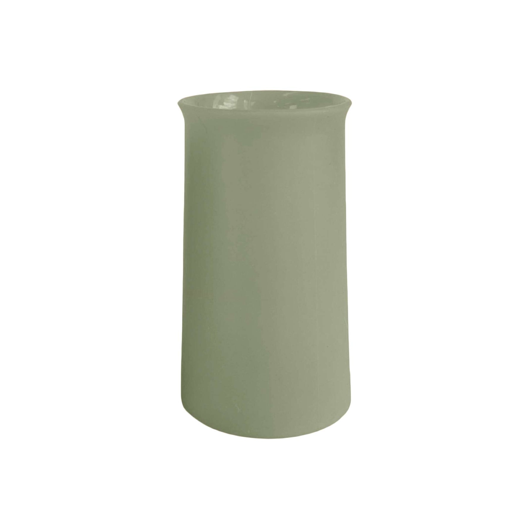 Bicchiere Porter Green STEGG in silicone alimentare infrangibile e colorato colore olive