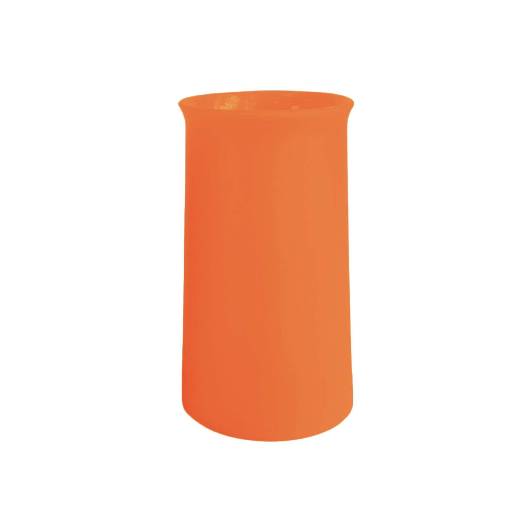 Bicchiere Porter Green STEGG in silicone alimentare infrangibile e colorato colore valencia - arancione