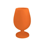 Bicchiere Porter Green FEGG in silicone alimentare infrangibile e colorato colore valencia - arancio
