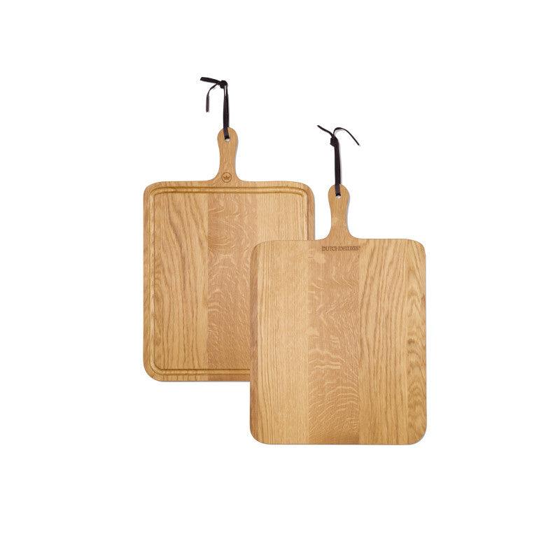 Planche à découper carrée XL en bois de chêne - Dutchdeluxes