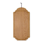 Fronte tagliere rettangolare in rovere Dutch Deluxes 19x38 cm, design elegante ed effetto naturale