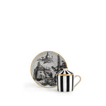 Set tazzina caffè décor Oriental Dream Souvenirs de Voyage in porcellana e oro
