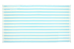 Telo mare Delmor Green Petition a righe azzurro e bianco aperto

