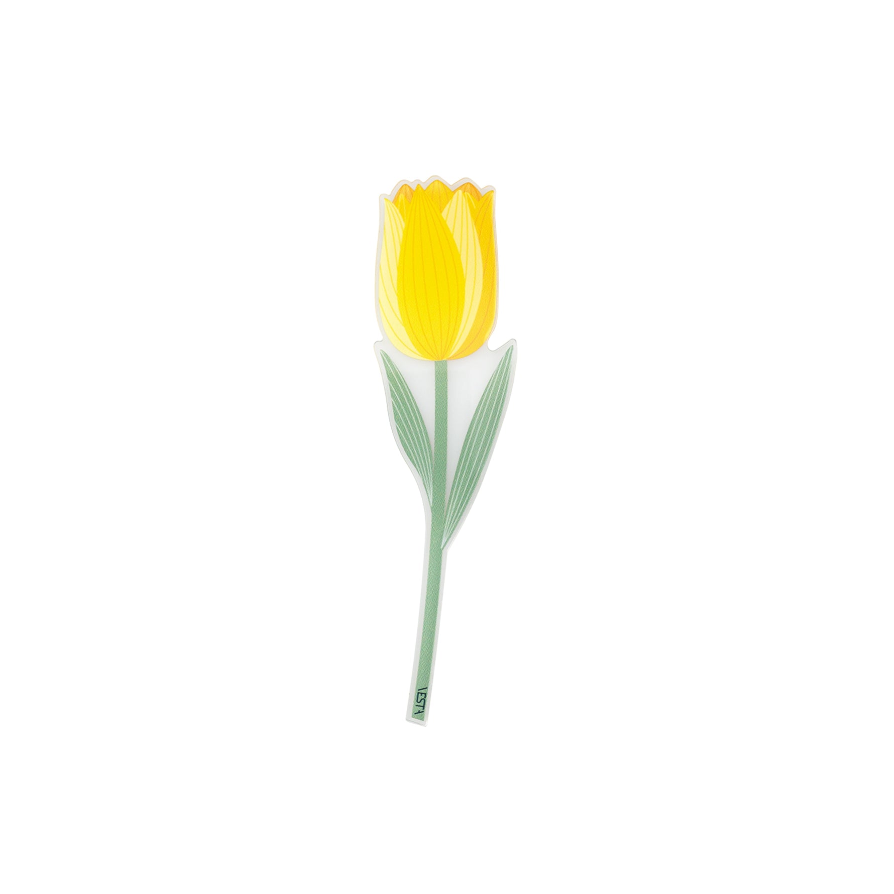 Tulipano giallo Vesta Special Moment in plexiglas decorativo