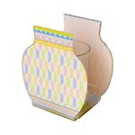 vasetto Lisbona rosa Vesta Home design italiano con grafica geometrica