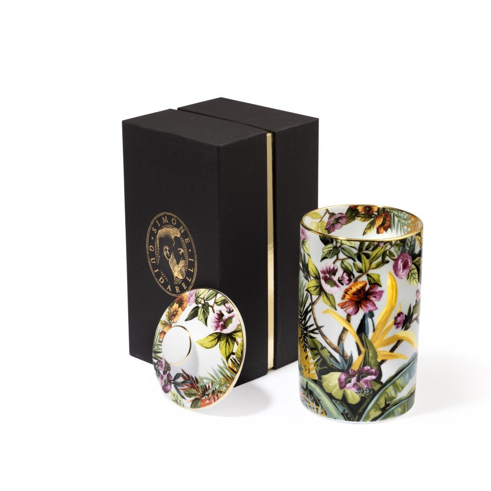 Contenitore Exotic Jungle Sky con coperchio removibile e confezione regalo raffinata