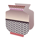 Vaso modello Fenice grande di Vesta in cristallo acrilico, design elegante e brillante, perfetto per decorazioni di stile.