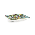 Svuotatasche Exotic Jungle Heavenly con decoro tropicale floreale e uccello esotico