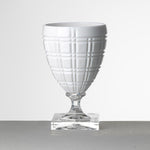 Calice Winston bianco in acrilico Mario Luca Giusti, elegante e resistente